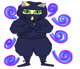 KABUKI color cat sticker #12458139