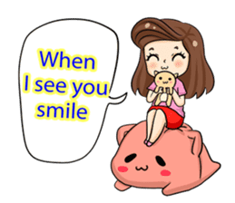 Nun : Greeting Happy Birthday to You. sticker #12458647