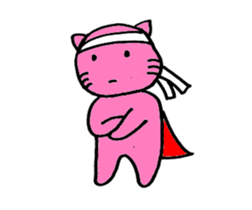SuperPinkCat sticker #12458699