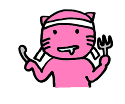 SuperPinkCat sticker #12458704