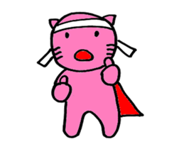 SuperPinkCat sticker #12458705