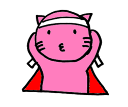 SuperPinkCat sticker #12458710