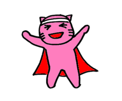 SuperPinkCat sticker #12458712