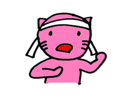 SuperPinkCat sticker #12458714