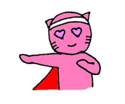 SuperPinkCat sticker #12458732
