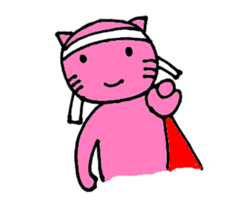 SuperPinkCat sticker #12458733