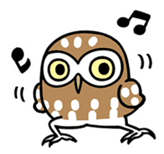 Sticker of barn owl sticker #12459523