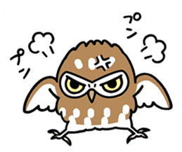 Sticker of barn owl sticker #12459525
