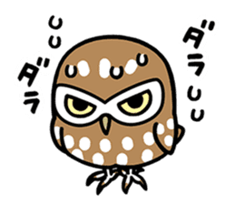 Sticker of barn owl sticker #12459529