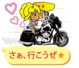 Oni rangers speech balloons2 love series sticker #12459908