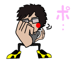 sticker of abe 2 sticker #12460540