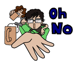 sticker of abe 2 sticker #12460542