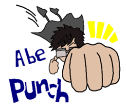 sticker of abe 2 sticker #12460552