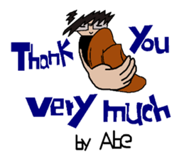 sticker of abe 2 sticker #12460556