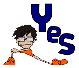 sticker of abe 2 sticker #12460565