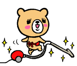 Family of the too close bear sticker #12460623