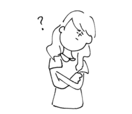 yaruki no nai sticker sticker #12460708