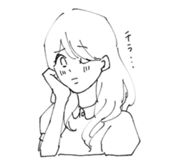 yaruki no nai sticker sticker #12460724