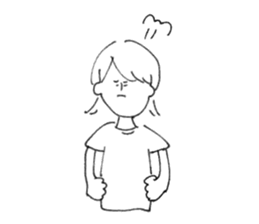 yaruki no nai sticker sticker #12460726