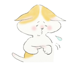 A cat and a cat and... sticker #12460916