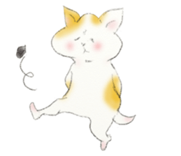 A cat and a cat and... sticker #12460917