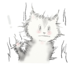 A cat and a cat and... sticker #12460918