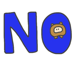 Cute racoooon dog sticker #12460975