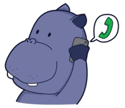 Pota The Hippo sticker #12461178