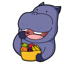 Pota The Hippo sticker #12461181