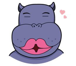 Pota The Hippo sticker #12461183