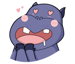 Pota The Hippo sticker #12461184