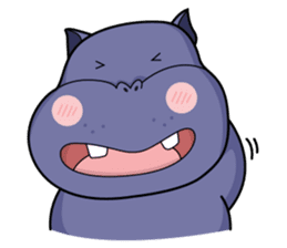 Pota The Hippo sticker #12461185