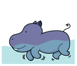 Pota The Hippo sticker #12461188