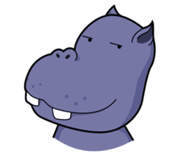 Pota The Hippo sticker #12461189