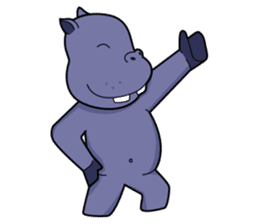 Pota The Hippo sticker #12461190