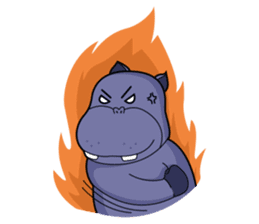 Pota The Hippo sticker #12461192