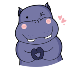 Pota The Hippo sticker #12461193