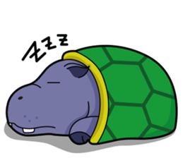 Pota The Hippo sticker #12461194