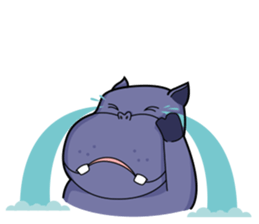 Pota The Hippo sticker #12461199