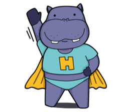 Pota The Hippo sticker #12461201