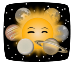 Sun & Planets sticker #12462046