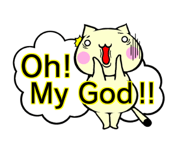 Fat cat 1 sticker #12462967