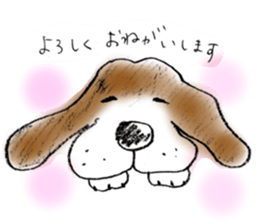He is a beagle. sticker #12463457