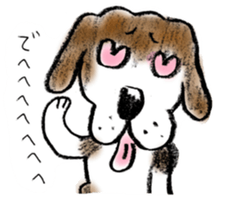 He is a beagle. sticker #12463467