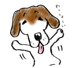 He is a beagle. sticker #12463472