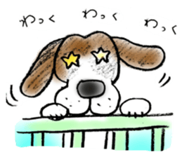 He is a beagle. sticker #12463476