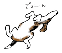 He is a beagle. sticker #12463490