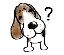 He is a beagle. sticker #12463493