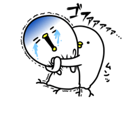 I cry badly. sticker #12464315