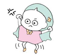 a girl with pets02 sticker #12464418